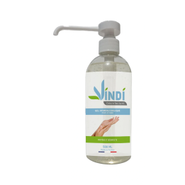 Gel hydroalcoolique flacon de 500ml | Fabrication Française