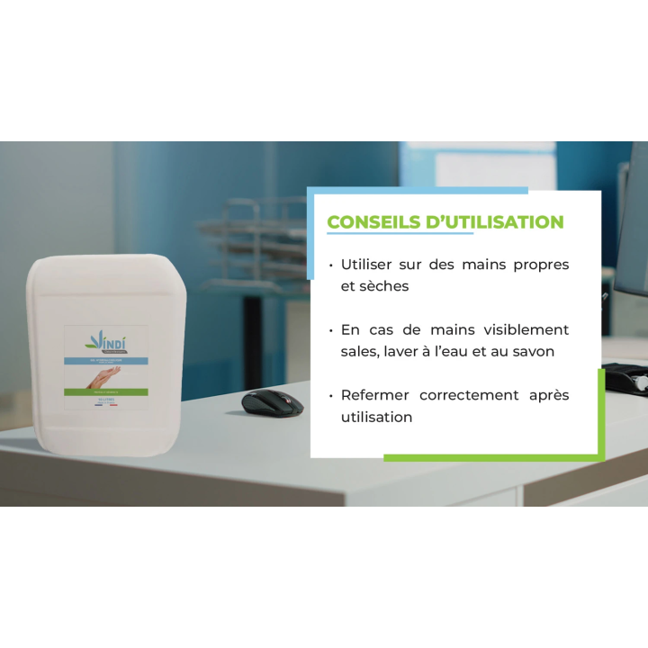 Gel hydroalcoolique cuve IBC de 1000L | Fabrication Française