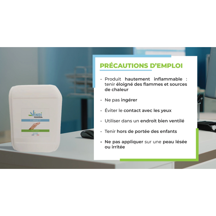 Gel hydroalcoolique cuve IBC de 1000L | Fabrication Française