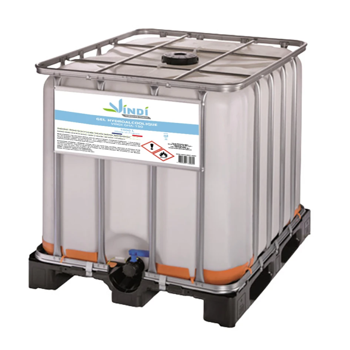 Gel hydroalcoolique cuve IBC de 1000L | Fabrication Française