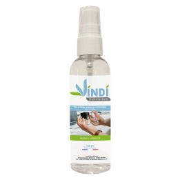 Solution hydroalcoolique flacon spray de 100ml | Fabrication Française