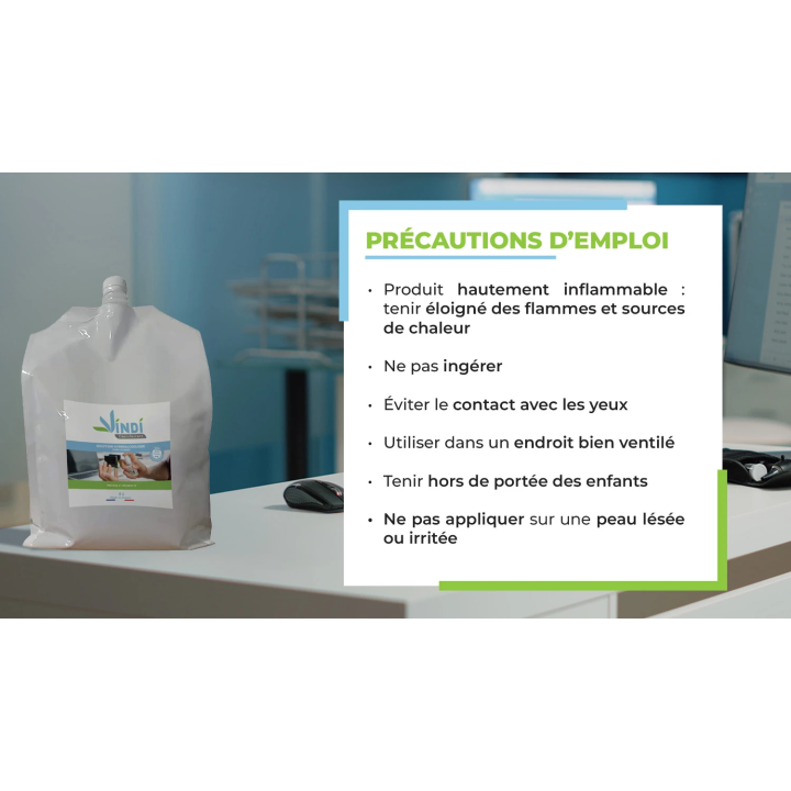 Solution hydroalcoolique Bidon de 5L | Fabrication Française
