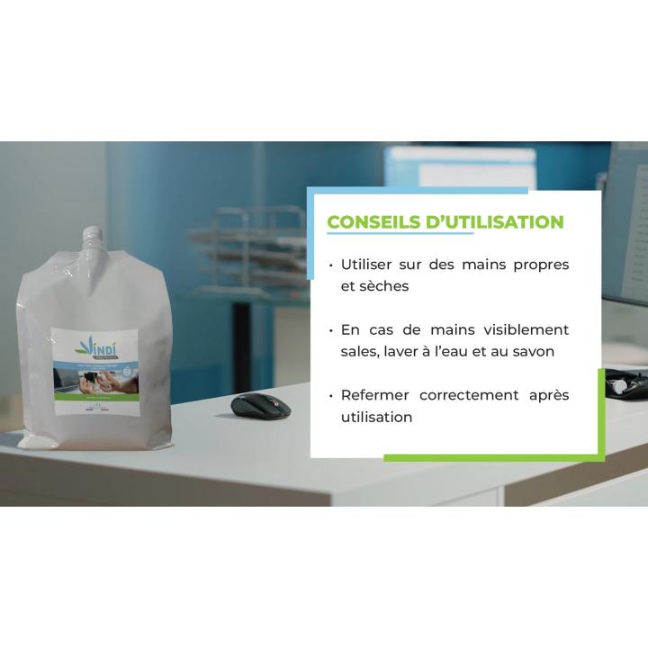 Solution hydroalcoolique Bidon de 5L | Fabrication Française