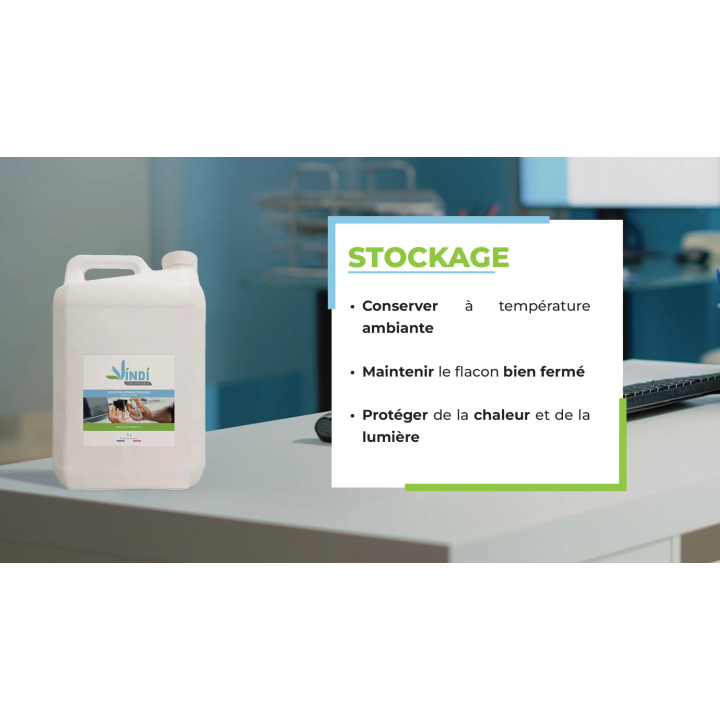 Solution hydroalcoolique bidon 5L | Fabrication Française