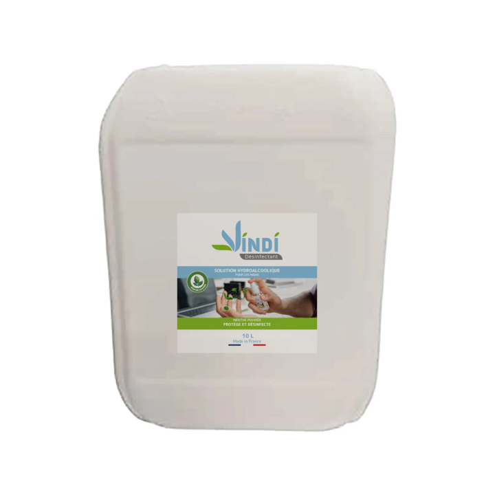 Solution hydroalcoolique menthe poivrée bidon 10L