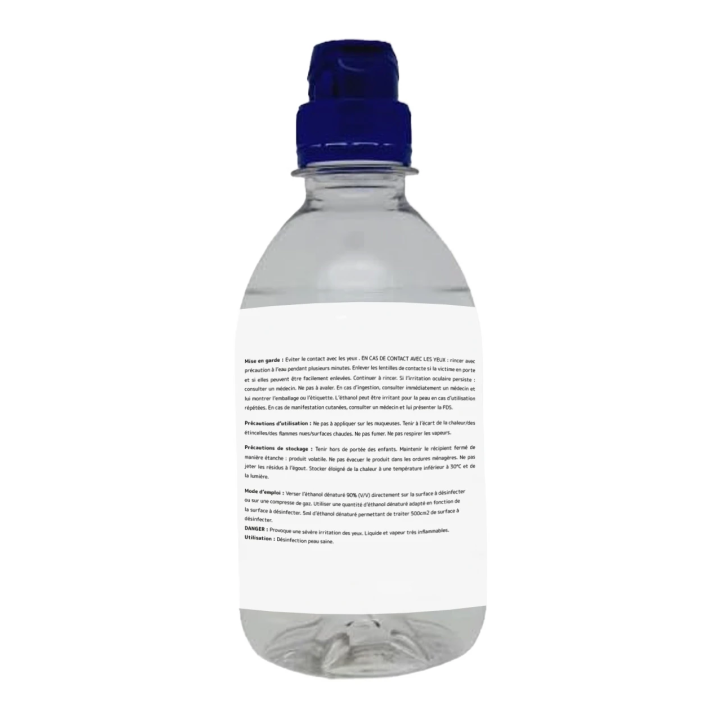 Alcool modifié 90° flacon de 250ml | Fabrication Française