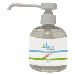 Gel hydroalcoolique flacon pompe de 300ml | Fabrication Française