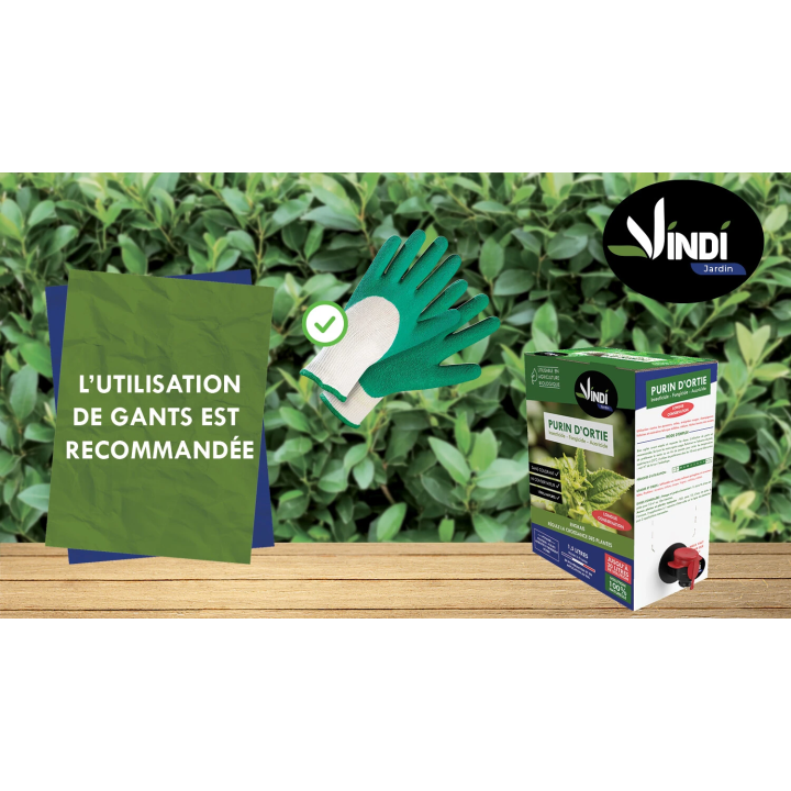 Purin d’Ortie Naturel pour Plantes & Potager - BIB 1,5L | Vindi Jardin