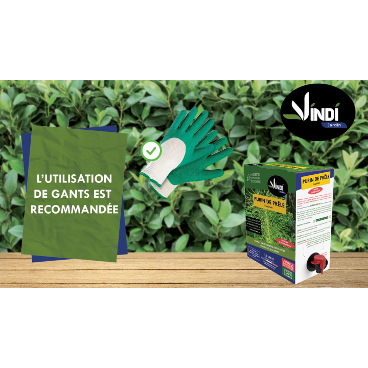 Purin de Prêle Naturel pour Plantes & Potager - BIB 1,5 L | Vindi Jardin