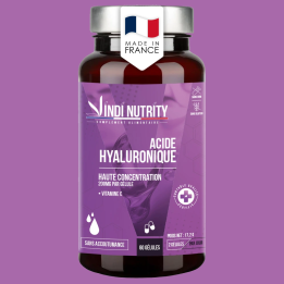 Acide Hyaluronique 200 mg & Vitamine C | Vindi Nutrity