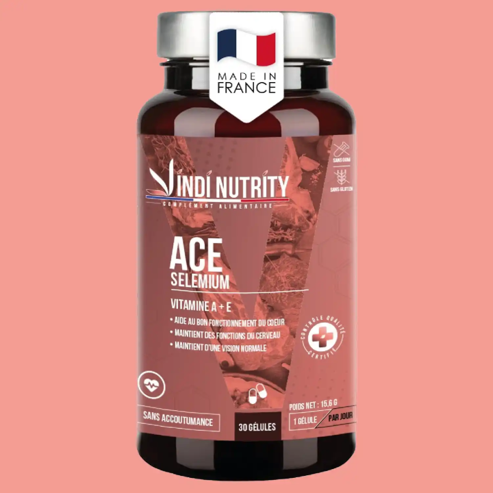 ACE Sélénium – Vitamines A, C, E & Sélénium | Vindi Nutrity