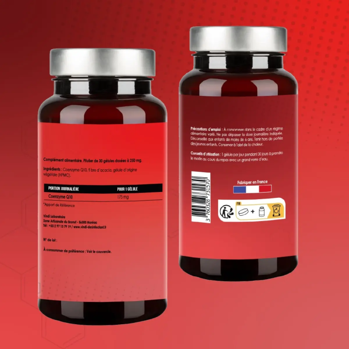 Coenzyme Q10 – CoQ10 Ubiquinone | Vindi Nutrity