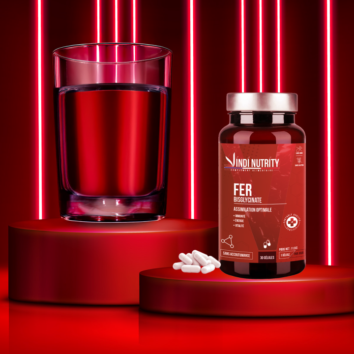 Fer Bisglycinate & Vitamine C – Fatigue | Vindi Nutrity