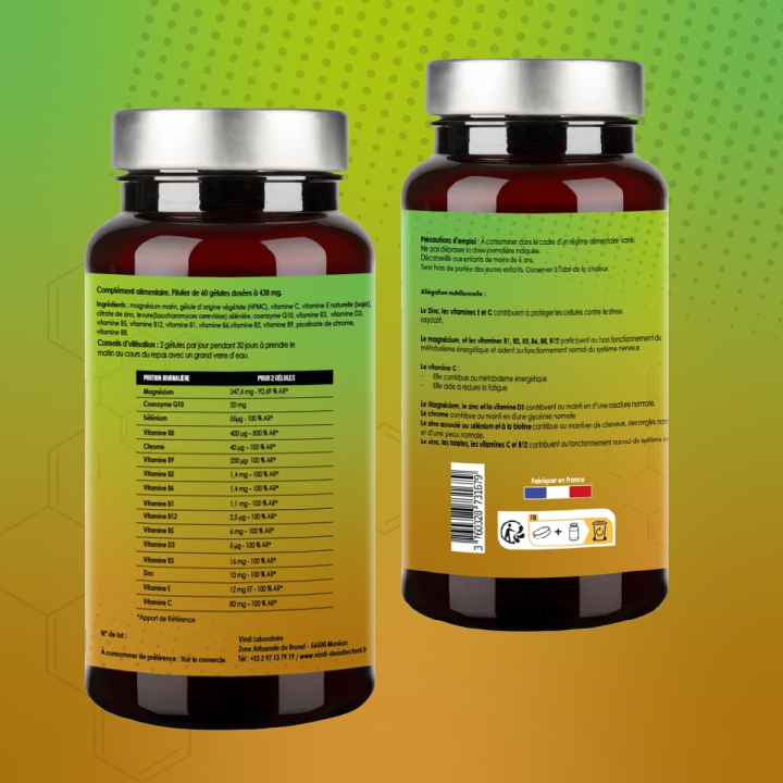 Multivitamines & Minéraux – 13 Vitamines & 6 Minéraux | Vindi Nutrity