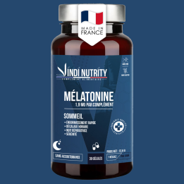 Mélatonine 1,9 mg – Endormissement & Plantes | Vindi Nutrity