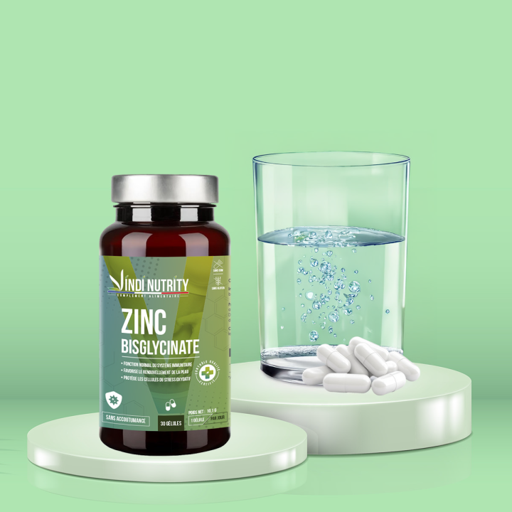 Zinc Bisglycinate & Vitamine B6 | Vindi Nutrity