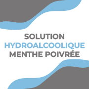 Solution hydroalcoolique menthe poivrée